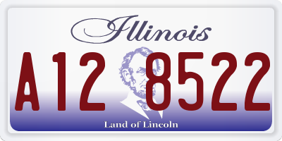 IL license plate A128522