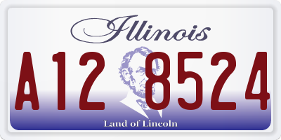 IL license plate A128524