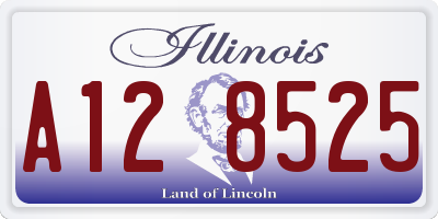 IL license plate A128525