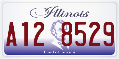 IL license plate A128529