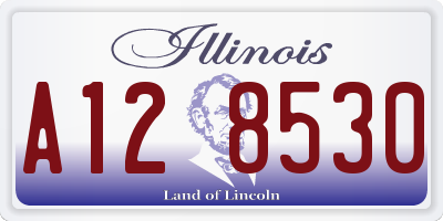 IL license plate A128530