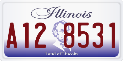 IL license plate A128531