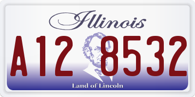 IL license plate A128532