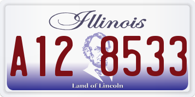 IL license plate A128533
