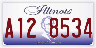IL license plate A128534