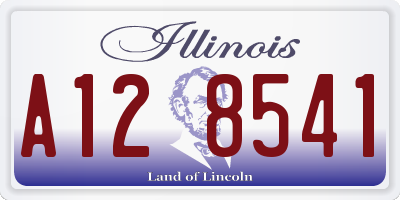 IL license plate A128541