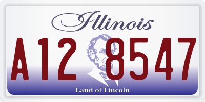 IL license plate A128547