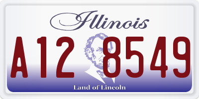 IL license plate A128549
