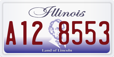 IL license plate A128553