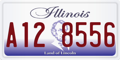 IL license plate A128556