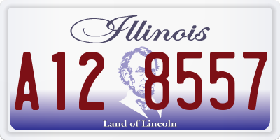 IL license plate A128557
