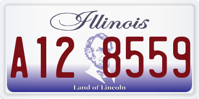 IL license plate A128559