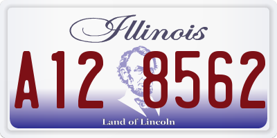 IL license plate A128562