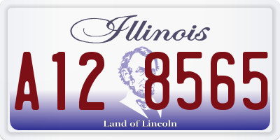 IL license plate A128565