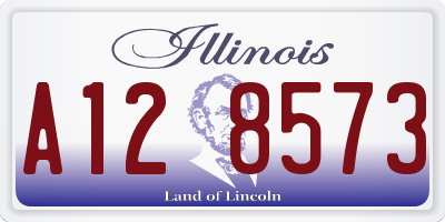 IL license plate A128573