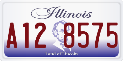 IL license plate A128575