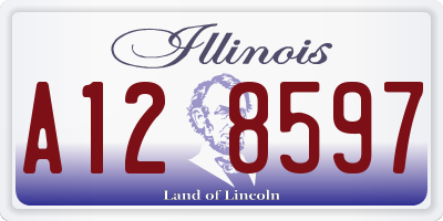 IL license plate A128597