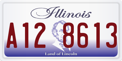 IL license plate A128613