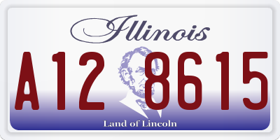 IL license plate A128615