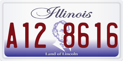 IL license plate A128616