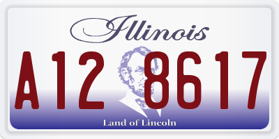 IL license plate A128617