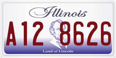 IL license plate A128626