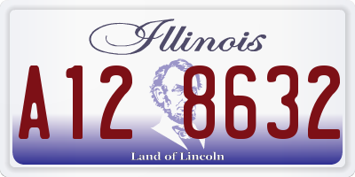 IL license plate A128632
