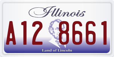 IL license plate A128661