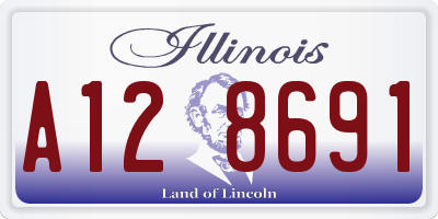 IL license plate A128691