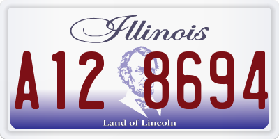 IL license plate A128694
