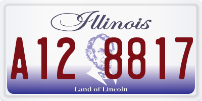 IL license plate A128817