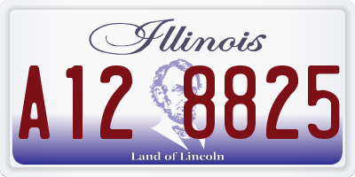 IL license plate A128825