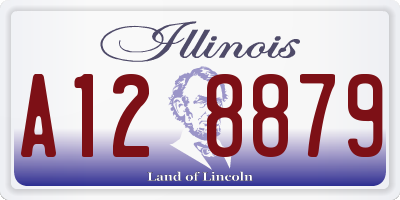 IL license plate A128879