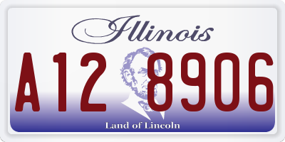 IL license plate A128906