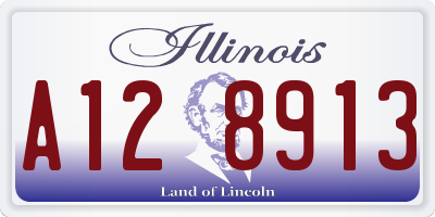 IL license plate A128913