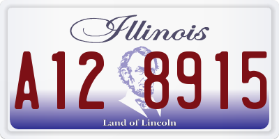 IL license plate A128915