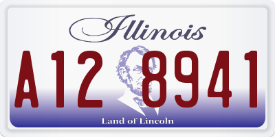 IL license plate A128941
