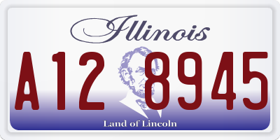 IL license plate A128945