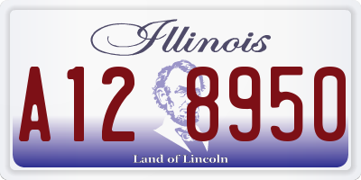 IL license plate A128950