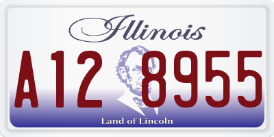 IL license plate A128955