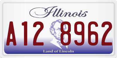 IL license plate A128962