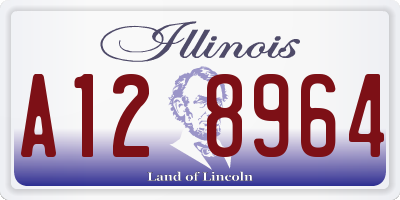 IL license plate A128964