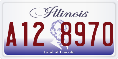 IL license plate A128970