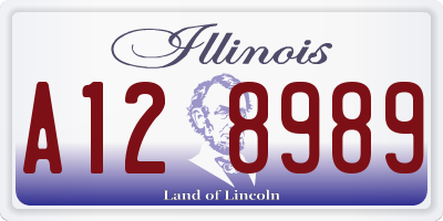 IL license plate A128989