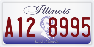 IL license plate A128995