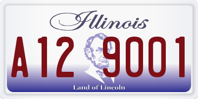 IL license plate A129001
