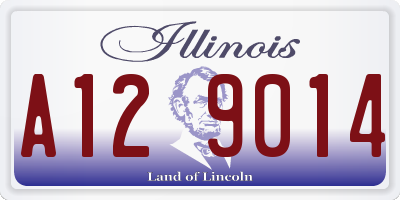 IL license plate A129014