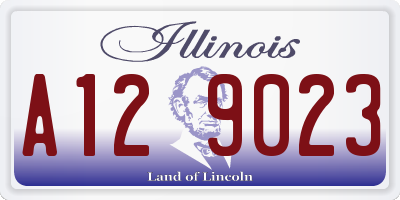 IL license plate A129023