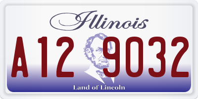 IL license plate A129032