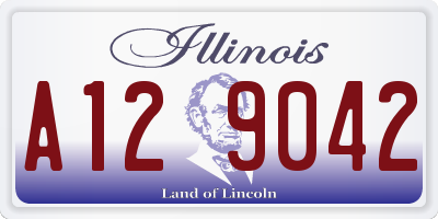 IL license plate A129042